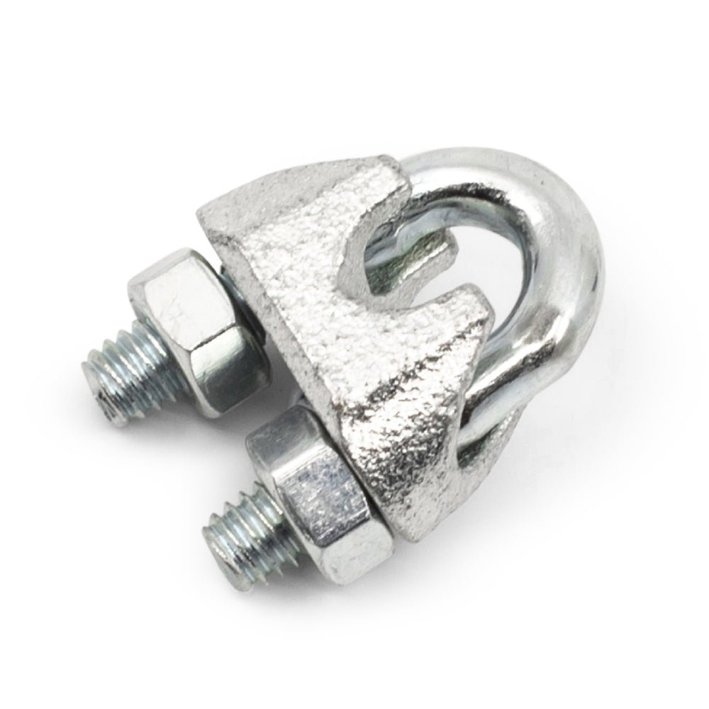 Wire Rope Grip to Suit Wire Rope - Galvanised - SIZES: 3.2mm - 25mm