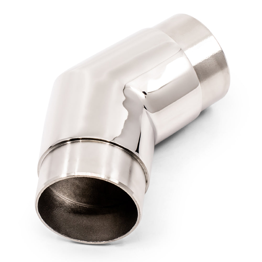 135 Degree Joiner to suit 1.5mm Round Tube 316 Grade Stainless Steel - Mirror Polish - SIZES: 25.4mm, 38.1mm, 50.8mm