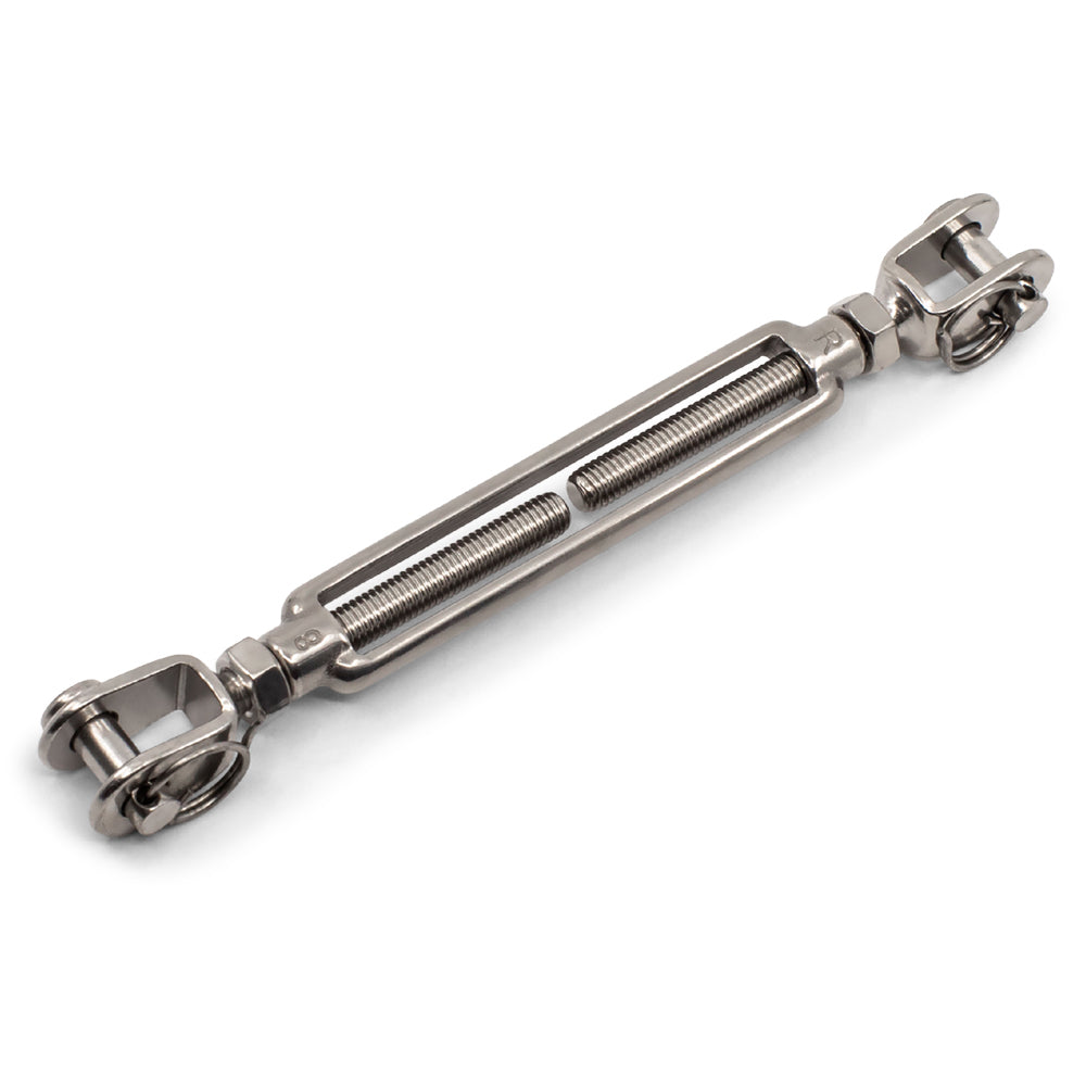 Turnbuckle Jaw/ Jaw 316 Grade Stainless Steel - SIZES: M5 - M16