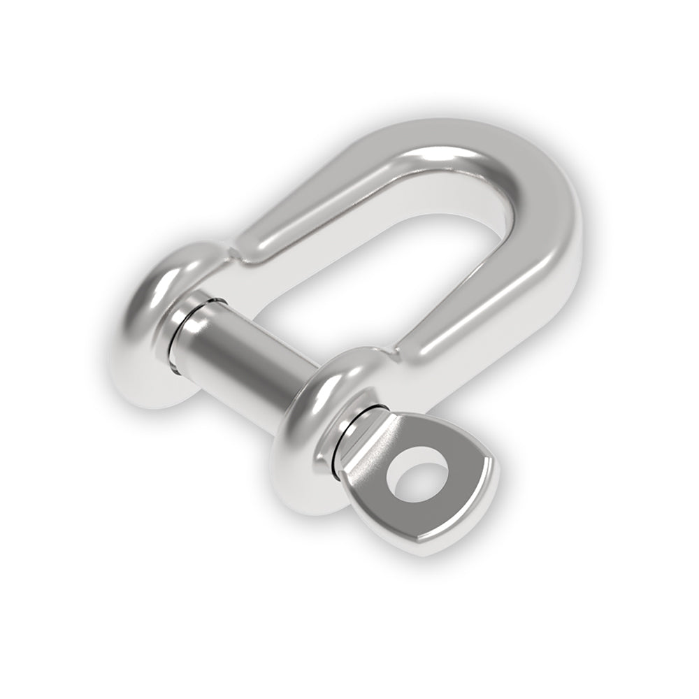 Shackle Semi Round D 316 Grade Stainless Steel - SIZES: 5mm - 8mm