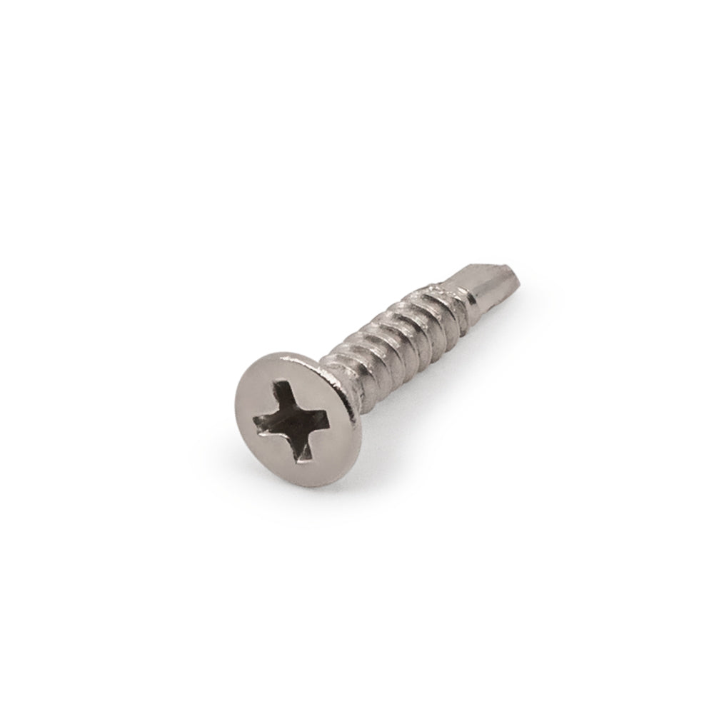 8G x 22 Self Drilling Screw CSK Phillips - 304 Grade Stainless Steel