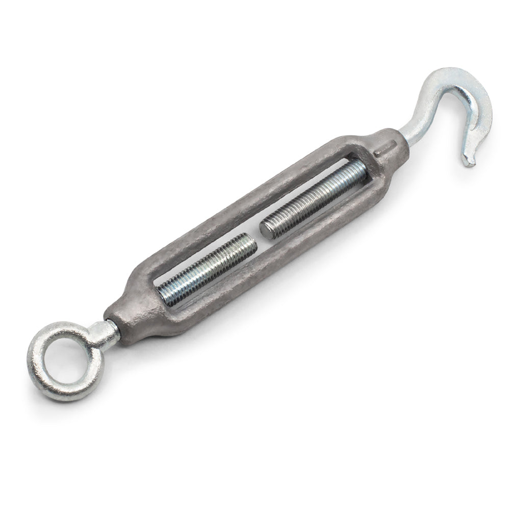 Turnbuckle Hook/ Eye Forged Type Galvanised - SIZES: M6 - M28