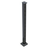Heavy Duty Wire Balustrade END Post 960mm High 11 x 9mm Holes - 6061 T6 Aluminium - Protexture Black
