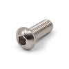 Button Head Cap Screw 304 Grade Stainless Steel - SIZES: M5 - M8