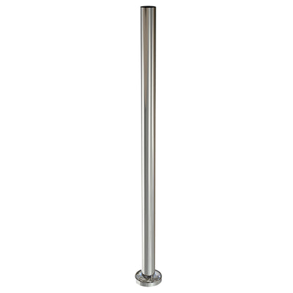 Round Post Blank Mirror Polish - Base Plate and Cover