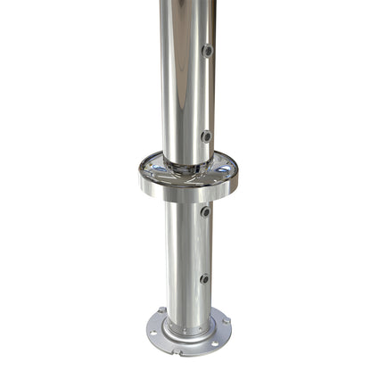 Round End Post with Nutserts Mirror  - Base Plate and Cover