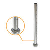 Round End Post with Nutserts Mirror  - Base Plate and Cover