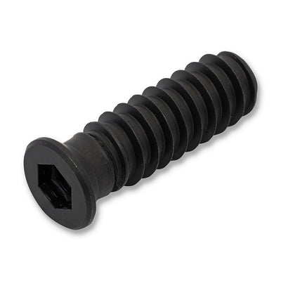 BlackEtch Threaded Timber Inserts M6 x 32mm LHT - 304 Grade Stainless Steel