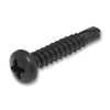 BlackEtch Screw Self Drill 304 Grade Stainless Steel Pan Phillips Drive 8g x 22mm