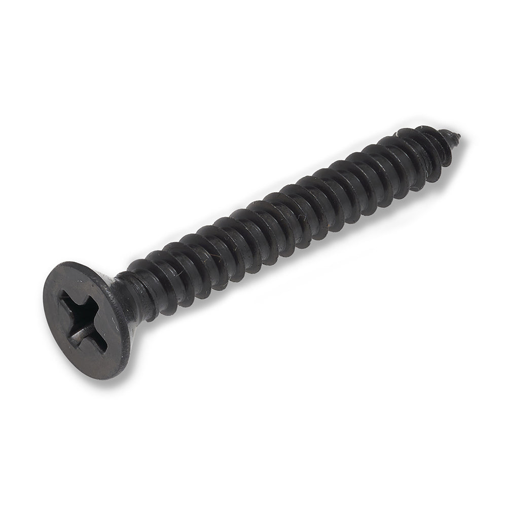 BlackEtch Screw Self Tapper 304 Grade Stainless Steel CSK Phillips Drive 8g x 32mm (1-1/4)