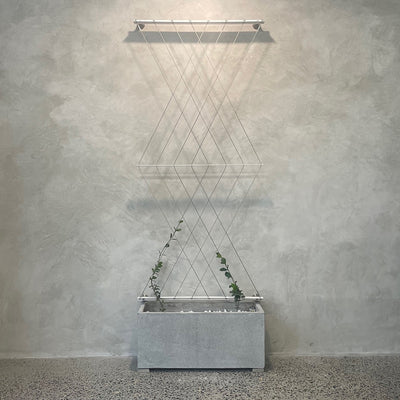 Living Designs Diamond Plant Trellis Kit 1850mm x 840mm  - Medium - Bright Cables