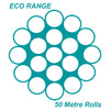 3.2mm 1 x 19 Wire Rope 50 Metre Roll - 316 Grade Stainless Steel