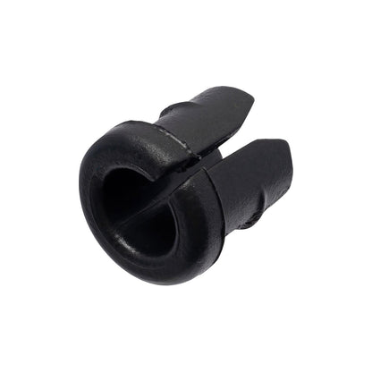 Grommet Split for 3.2-4mm wire - Suits 3-4mm Wall Thickness - Black - Drill Hole Size: 8mm