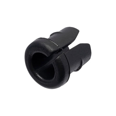 Grommet Split for 3.2-4mm wire- Suits 1.6‐2mm Wall Thickness - Black  - Drill Hole Size: 8mm