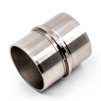 In-Line Flush Joiner to suit 1.5mm Round Tube 316 Grade Stainless Steel - Mirror Polish - SIZES: 25.4mm, 38.1mm, 50.8mm