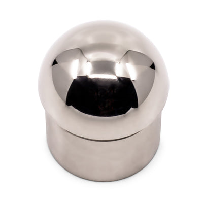 Dome End Cap to suit 1 (25.4mm) x 1.5mm Round Tube 316 Grade Stainless Steel - Mirror Polish