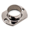 Oblong Base Plate/ Flange 316 Grade Stainless Steel - Mirror Polish - SIZES: 25.4mm, 38.1mm, 50.8mm