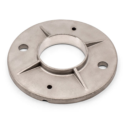 Post Heavy Duty Base Plate 120mm to suit 2 (50.8mm) Tube 316 Grade Stainless