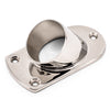 45 Degree Wall Stop Flange to suit 2 (50.8mm) Tube 316 Grade Stainless Steel - Mirror Polish
