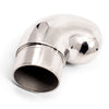 90 Degree Handrail End Cap to suit 2 (50.8mm) x 1.5mm Round Tube 316 Grade Stainless Steel - Mirror Polish