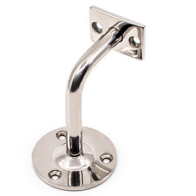 Handrail Support to suit Flat Handrail 316 Grade Stainless Steel - Mirror Polish