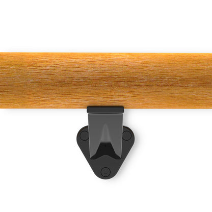 Handrail Bracket To Suits 50.8mm Round or Flat Handrail Living Designs - Black
