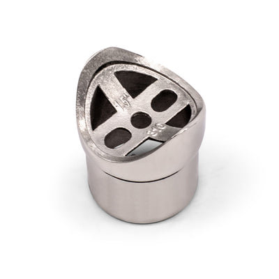 Perpendicular Joiner Internal Fit 316 Grade Stainless Steel - Mirror Polish - SIZES: 25.4mm, 38.1mm, 50.8mm