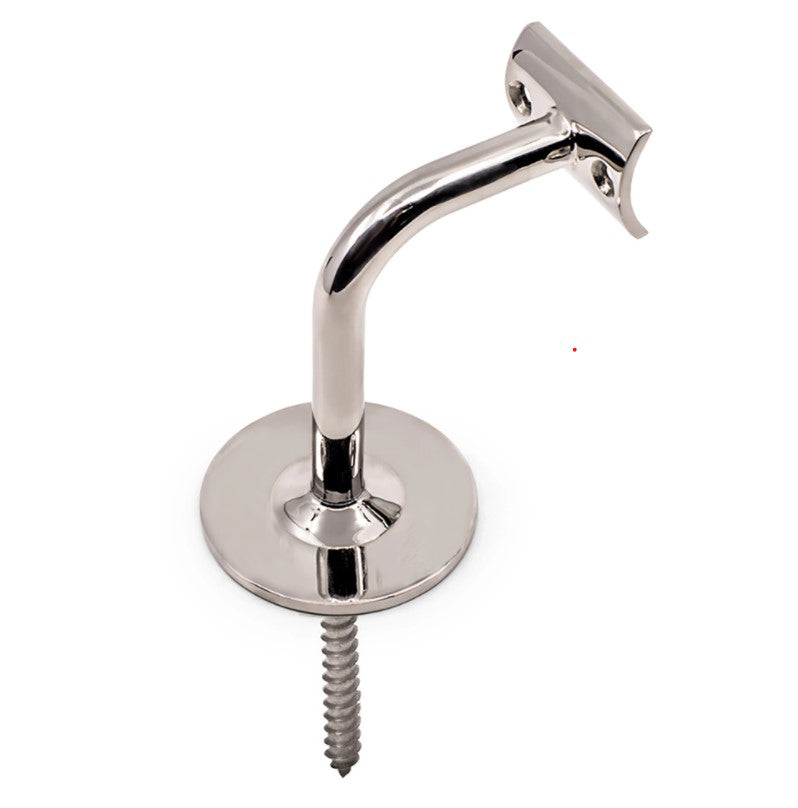 Handrail Support to Suit Round Tube/ M8 Coach Screw 316 Grade Stainless Steel - Mirror Polish - SIZES: 38.1mm, 50.8mm
