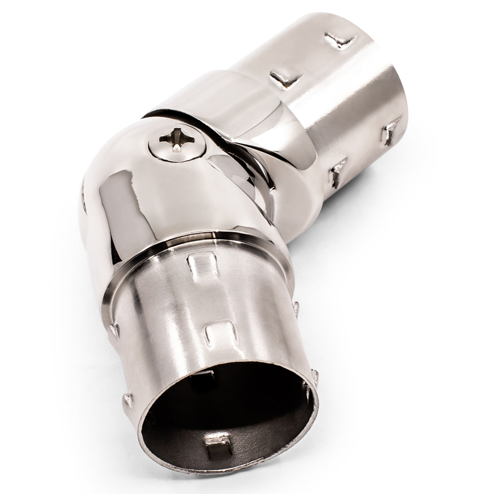 Adjustable Joiner to Suit Round Tube 316 Grade Stainless Steel - Mirror Polish - SIZES: 38.1mm, 50.8mm
