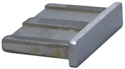 End Cap to suit 50 x 10mm Rectangle Tube 316 Grade Stainless Steel - Mirror Polish