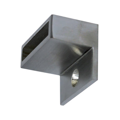 Wall Plate to suit 50 x 10mm Rectangle Tube 316 Grade Stainless Steel - Mirror Polish
