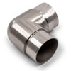 90 Degree Elbow Joiner to suit 2 (50.8mm) x 1.5mm Round Tube 316 Grade Stainless Steel - Satin Finish