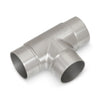 Tee Flush Joiner to suit 2 (50.1mm) x 1.5mm Round Tube 316 Grade Stainless Steel - Satin Finish