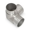 90 Degree Tee Flush Joiner to suit 2 (50.1mm) x 1.5mm Round Tube 316 Grade Stainless Steel - Satin Finish