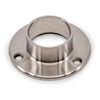 Round Base Flange 3 Screw Hole to suit 2 (50.8mm)  x 1.5mm Round Tube 316 Grade Stainless Steel - Satin Finish