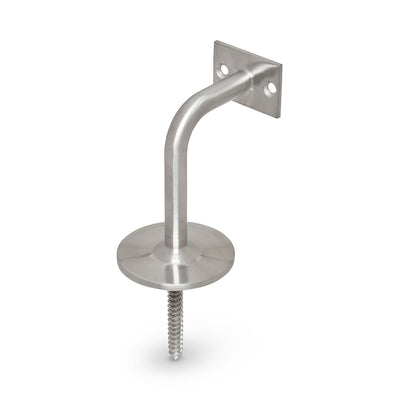 Handrail Support to suit Flat Handrail Screw Fix 316 Grade Stainless Steel - Satin Finish