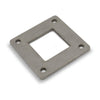 Post Base Plate Only to suit 2 (50.8mm) x 1.5mm Square Tube 316 Grade Stainless - Mill Finish