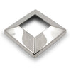 Post Cover Plate Only to suit 2 (50.8mm) x 1.5mm Square Tube 316 Grade Stainless - Mirror Polish