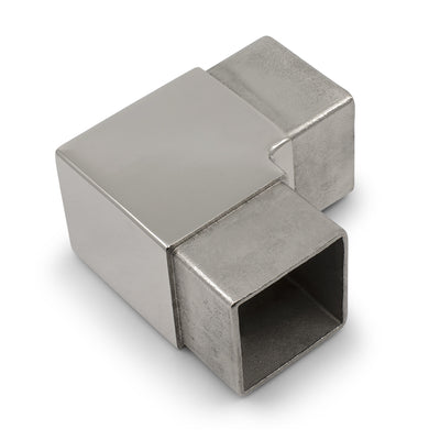 90 Degree Elbow to suit 2 (50.8mm) x 1.5mm Square Tube 316 Grade Stainless - Mirror Polish