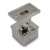 Adjustable Rail Support Flat Top to suit 2 (50.8mm) x 1.5mm Square Tube 316 Grade Stainless - Mirror Polish