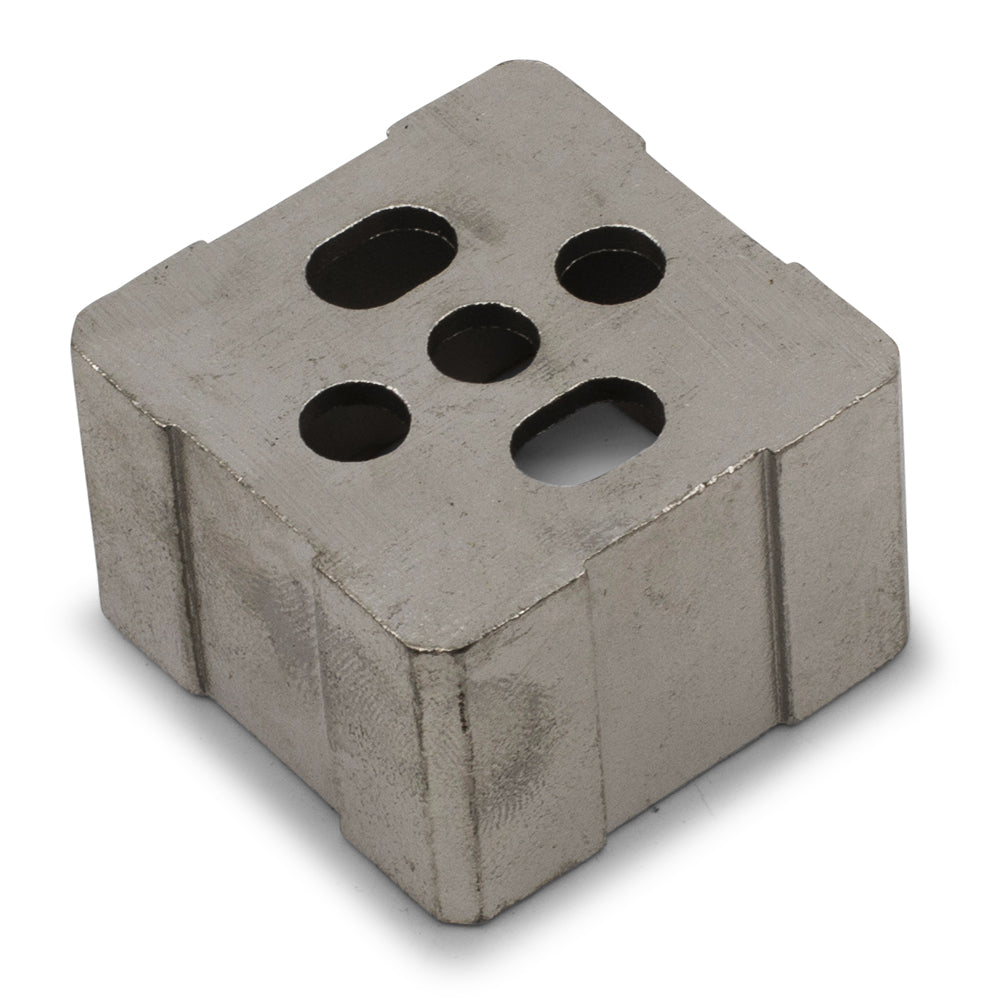 Perpindicular Joiner Flush Fit to suit 2 (50.8mm) x 1.5mm Square Tube 316 Grade Stainless - Satin Finish