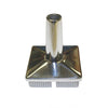 Tapered Post Reducer to suit 2 (50.8mm) x 1.5mm Square Tube 316 Grade Stainless Steel - Satin Finish