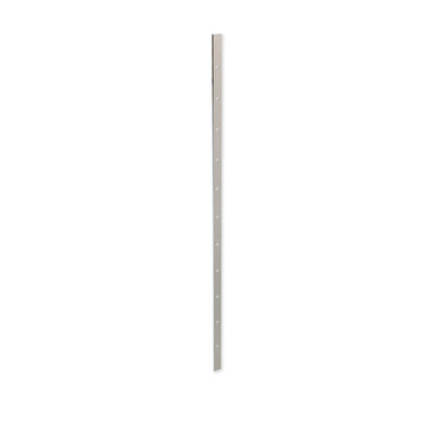 Intermediate Post Flat Bar 25mm x 5mm - 960mm high. Predrilled with 11 x 8mm holes at 80mm spacing - 316 Grade Stainless Steel Mirror Polish
