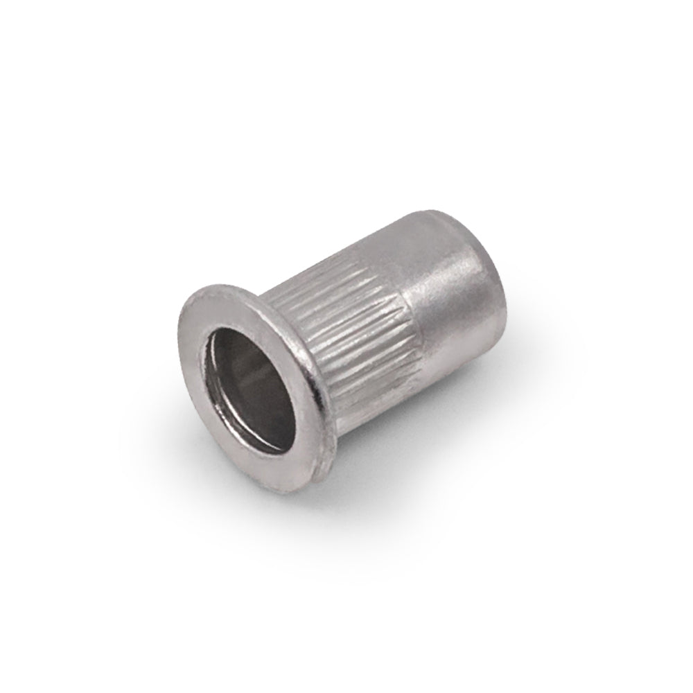 Nut Rivet M6 Aluminium Right Hand Thread Large Flange - Drill Size: 9mm Wall Thickness: 0.7-4mm