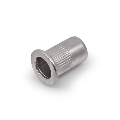 Nut Rivet M6 Aluminium Right Hand Thread Large Flange - Drill Size: 9mm Wall Thickness: 0.7-4mm