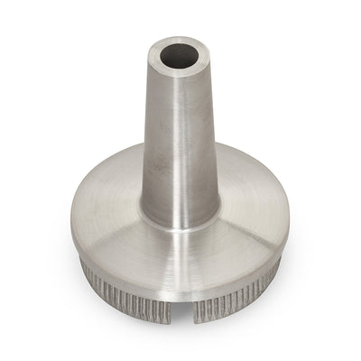 Tapered Post Reducer to suit 1.5mm Round Tube 316 Grade Stainless Steel - Satin Finish - SIZES: 50.8mm