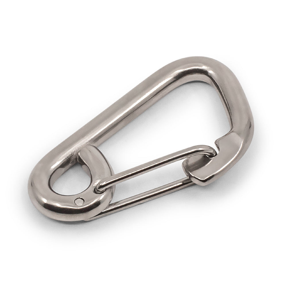 Spring Hook Asymmetric 316 Grade Stainless Steel - SIZES: 6mm - 12mm