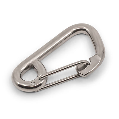 Spring Hook Asymmetric 316 Grade Stainless Steel - SIZES: 6mm - 12mm