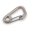 Spring Hook Asymmetric 316 Grade Stainless Steel - SIZES: 6mm - 12mm