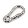 Spring Hook with Eyelet and Nut 316 Grade Stainless Steel - SIZES: 6mm - 10mm
